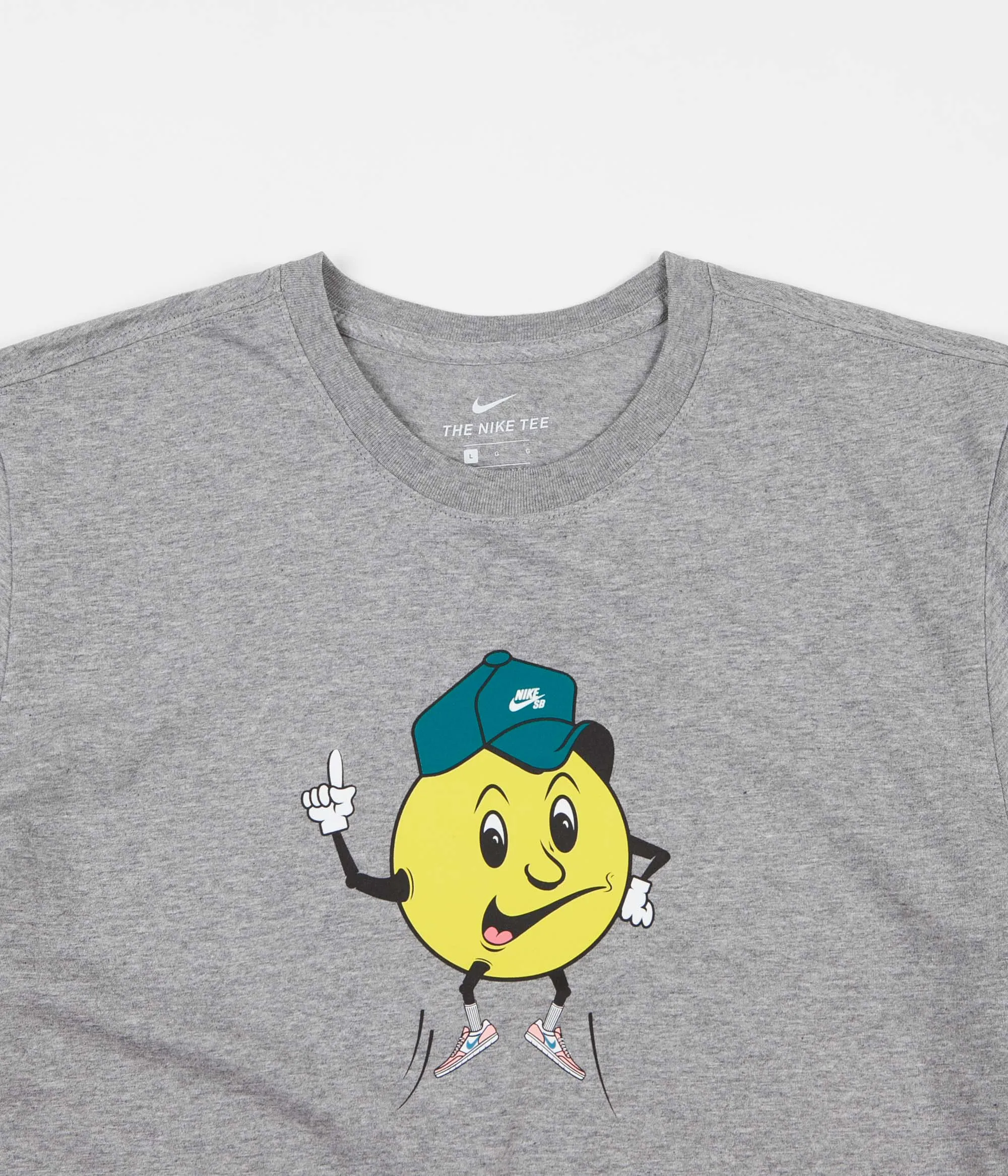 Nike SB Swooshface T-Shirt - Dark Grey Heather