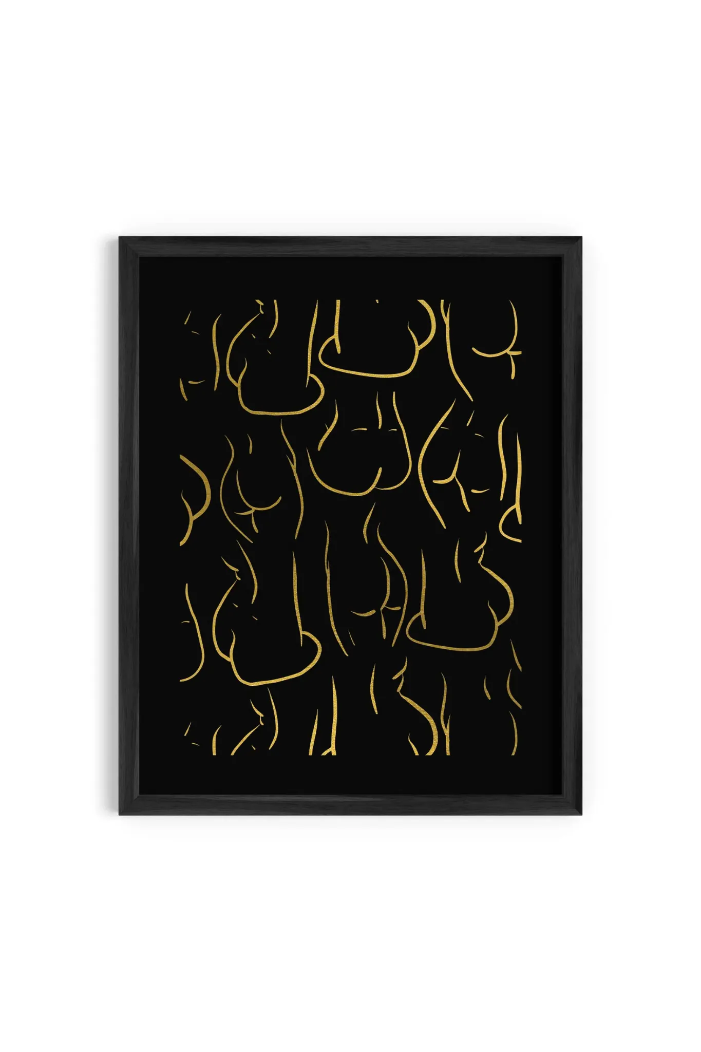 Nudes No. 2 Gold Foil Art Print