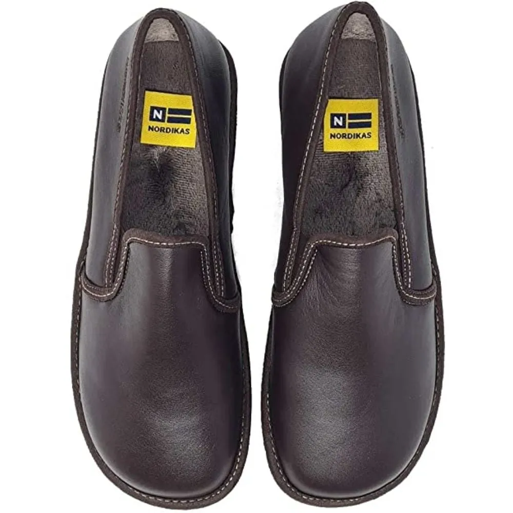 Ohio Brown 663 Nordikas Comfy Slide Mens Slippers