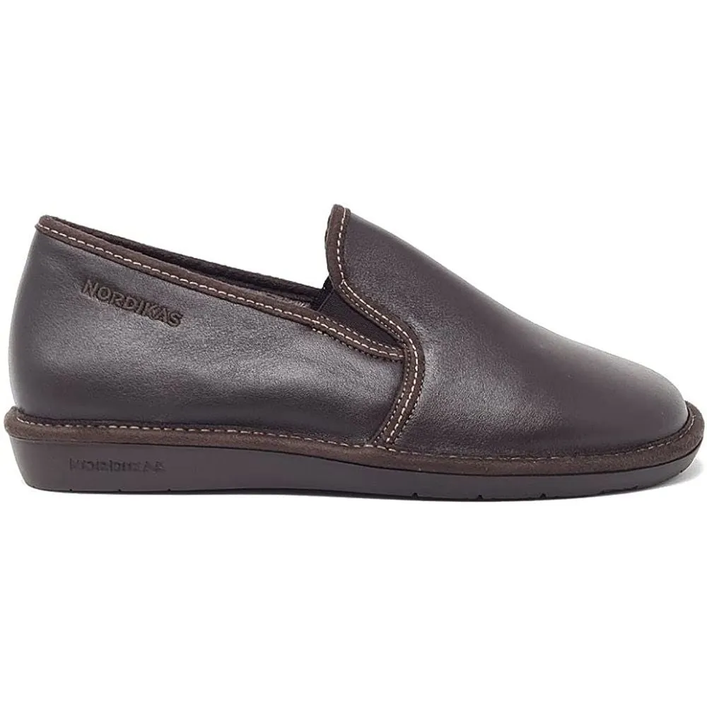 Ohio Brown 663 Nordikas Comfy Slide Mens Slippers