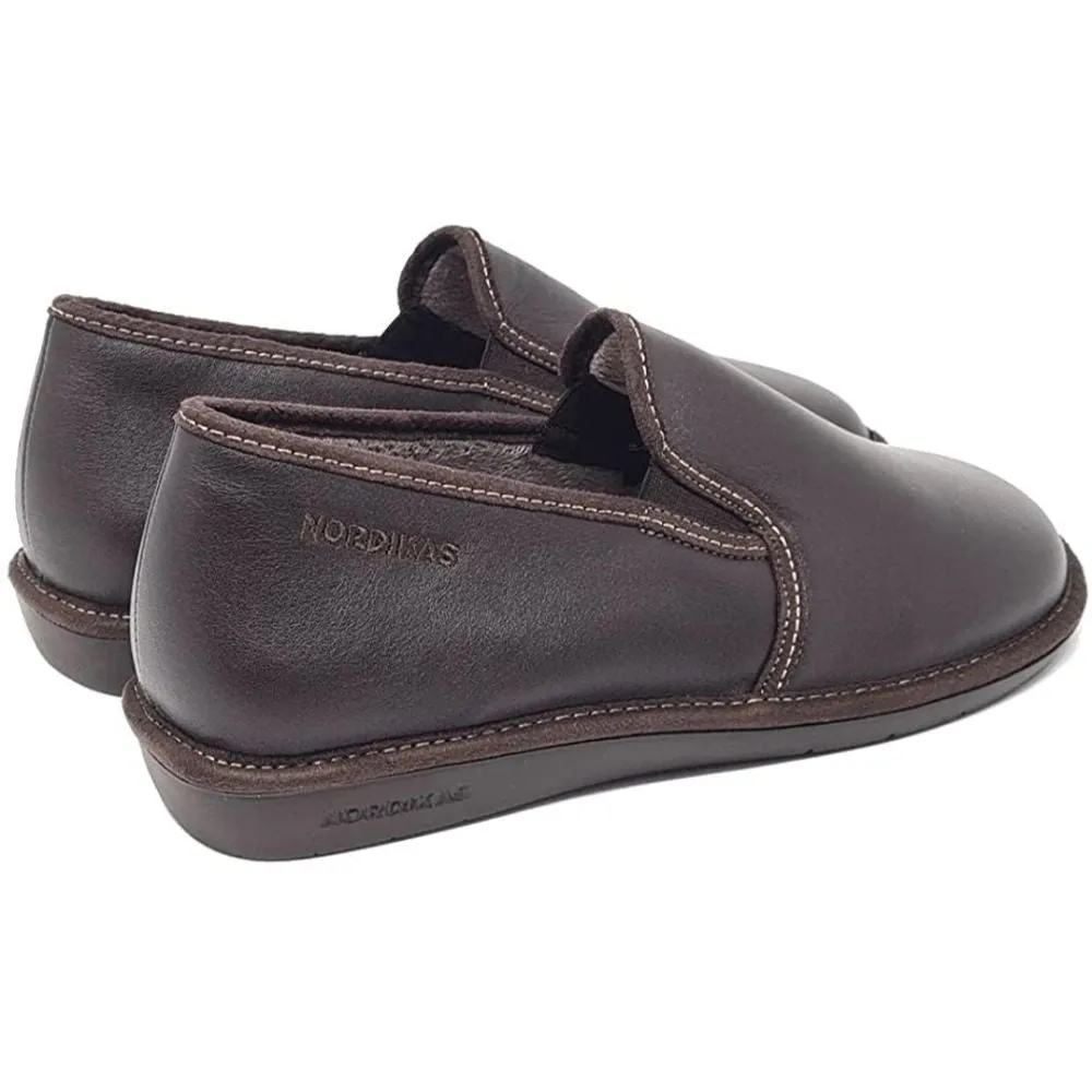 Ohio Brown 663 Nordikas Comfy Slide Mens Slippers