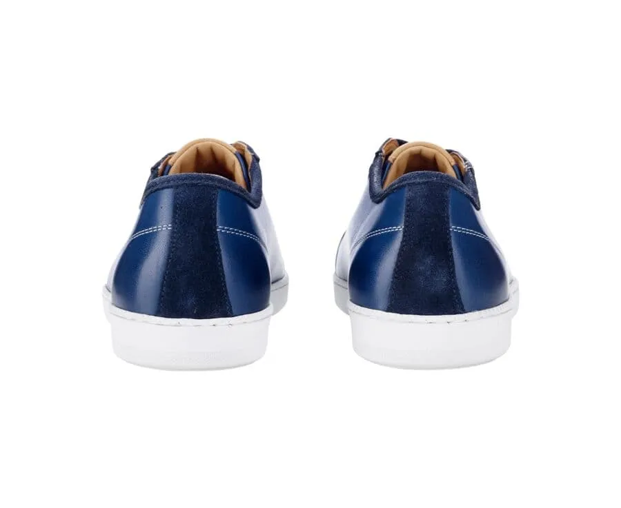 Patina Blue Men&#039;s Trainers - MILANESIA