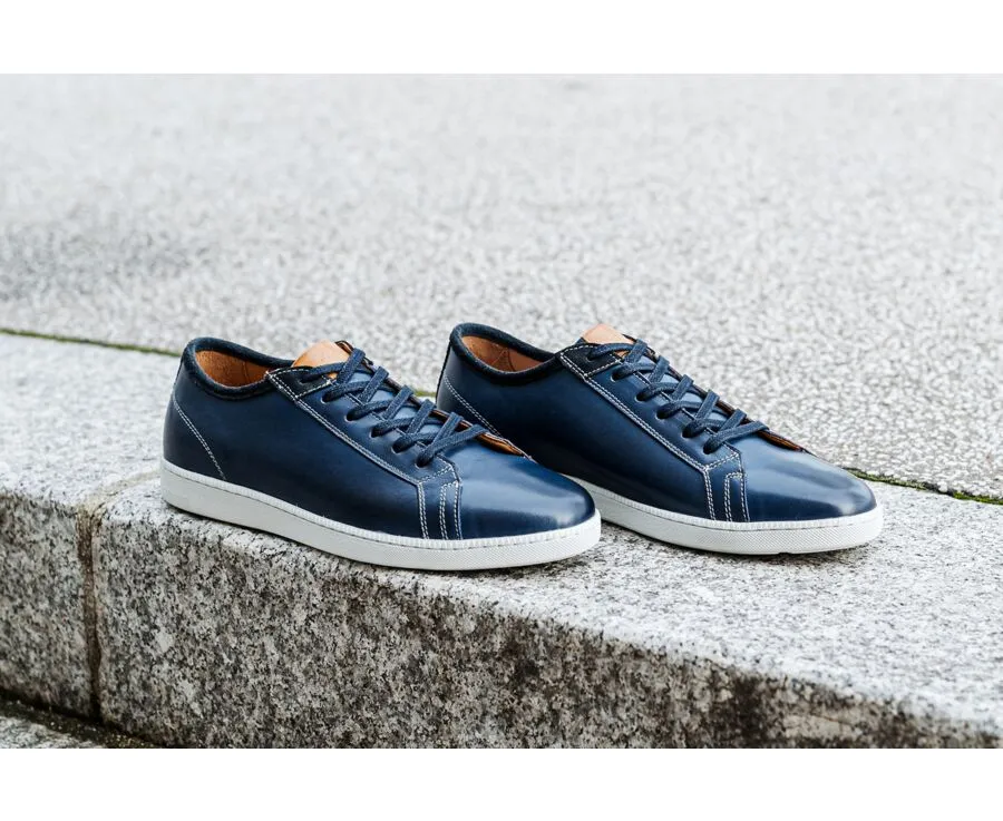 Patina Blue Men&#039;s Trainers - MILANESIA