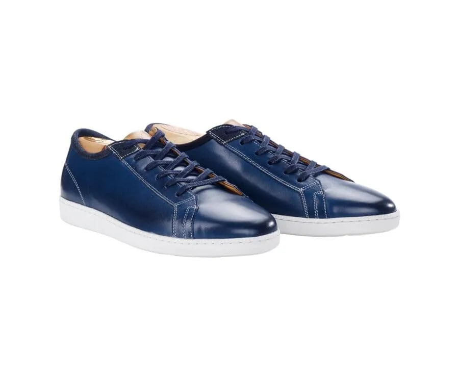 Patina Blue Men&#039;s Trainers - MILANESIA