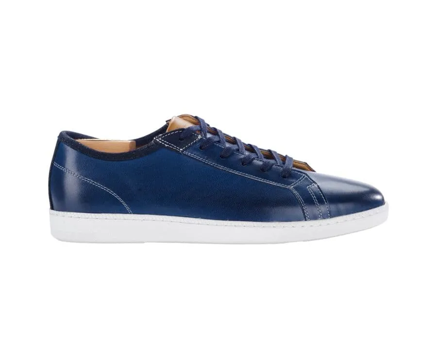 Patina Blue Men&#039;s Trainers - MILANESIA