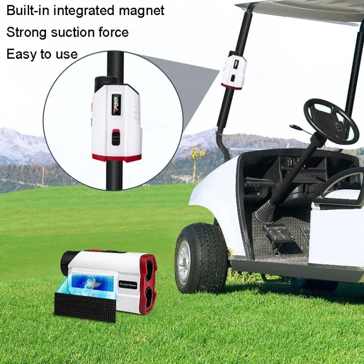 PGM JQ015 IP54 Waterproof Golf Laser Distance Meter Telescope, Measuring Distance: 600m(White)