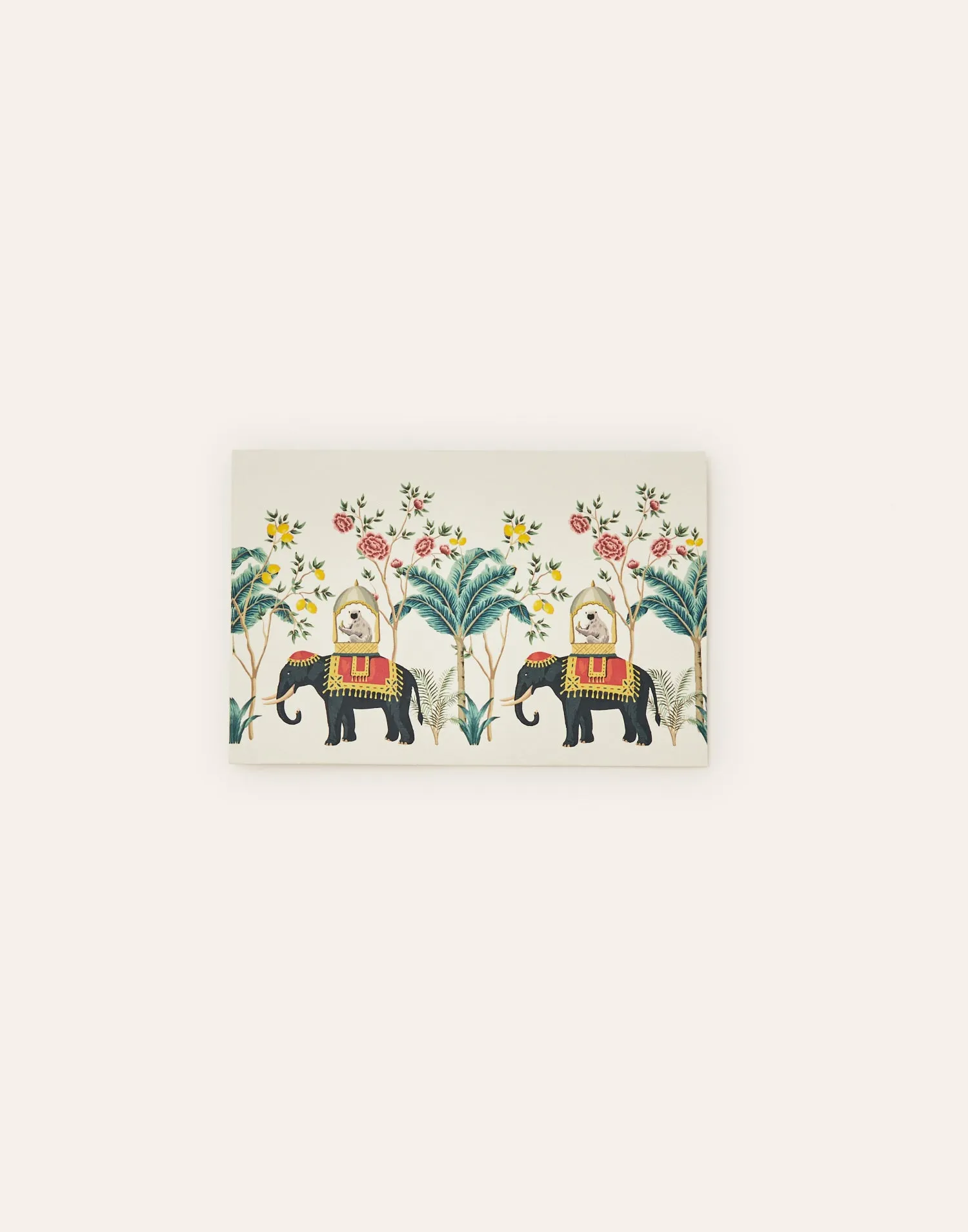 Postal con sobre Elephant