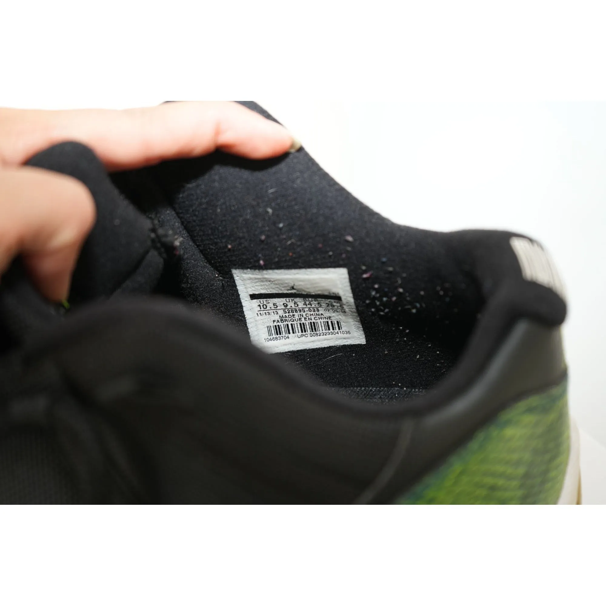 "Retail" Jordan 11 Retro Low Green Snakeskin Sneakers 528895-033 Size 10.5 Men's