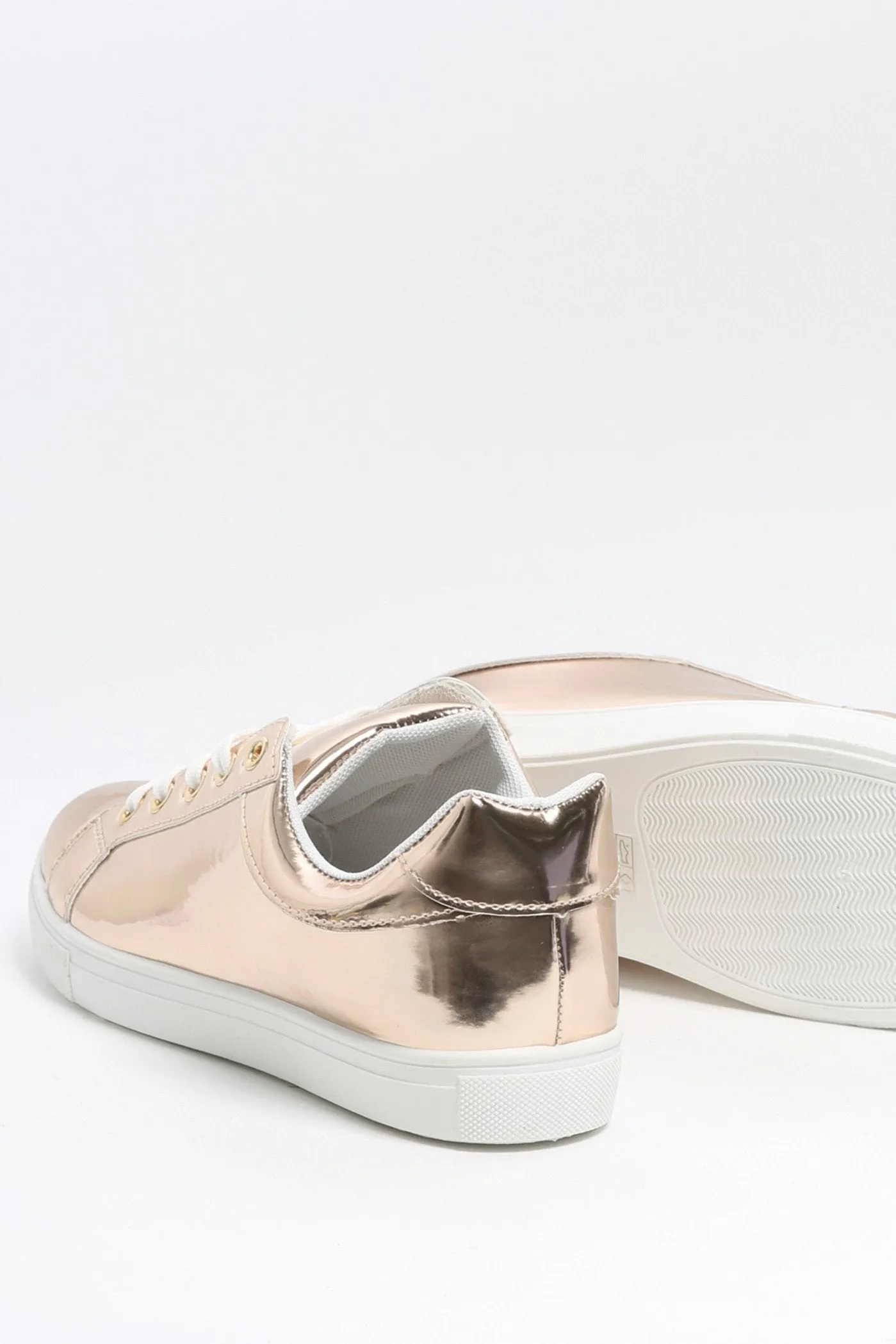 Rose Gold Metallic Trainer