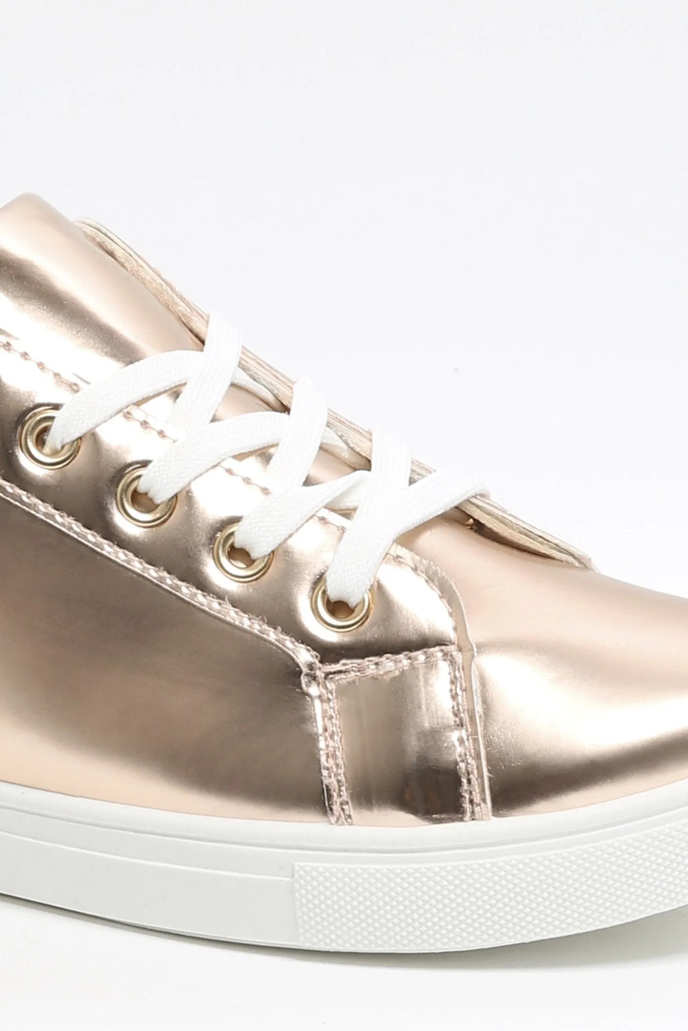 Rose Gold Metallic Trainer