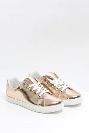 Rose Gold Metallic Trainer