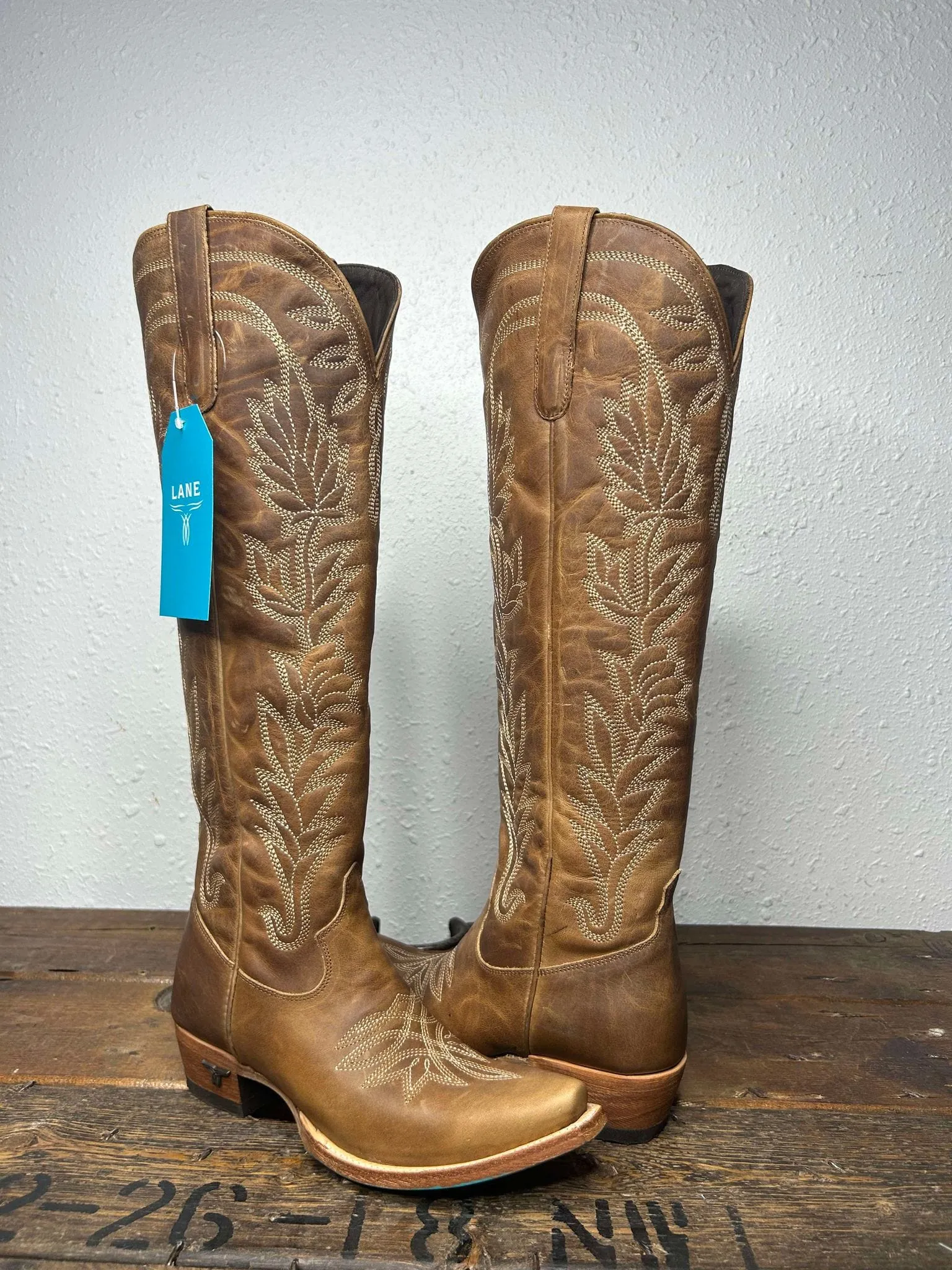 Sandaga knee-high Boots in Desert Clay