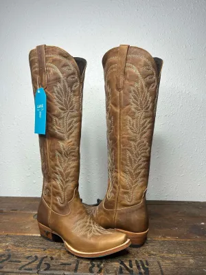 Sandaga knee-high Boots in Desert Clay