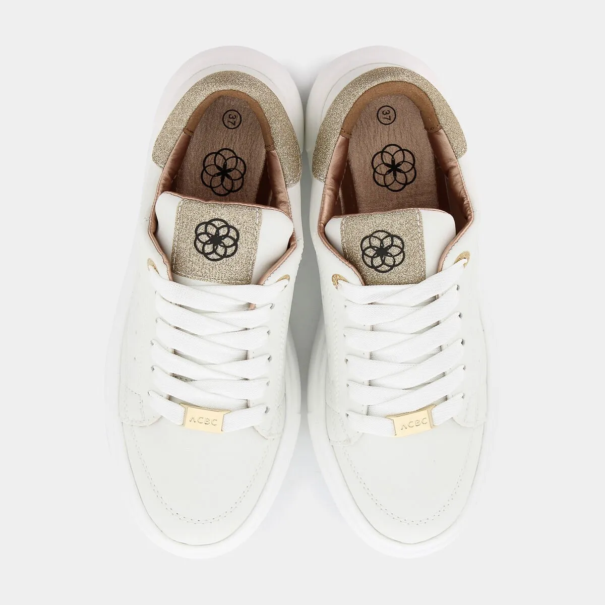 SHACBNW218GNEW WOMANGLITTER GOLD- SNEAKERS