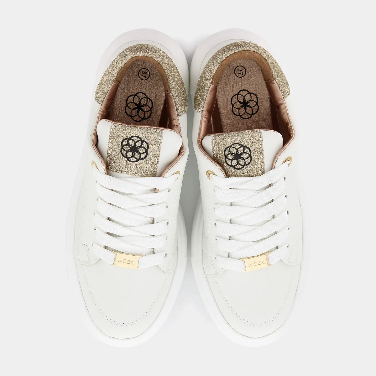 SHACBNW218GNEW WOMANGLITTER GOLD- SNEAKERS