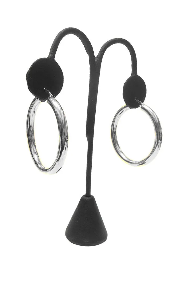 Silver Hoops 2"
