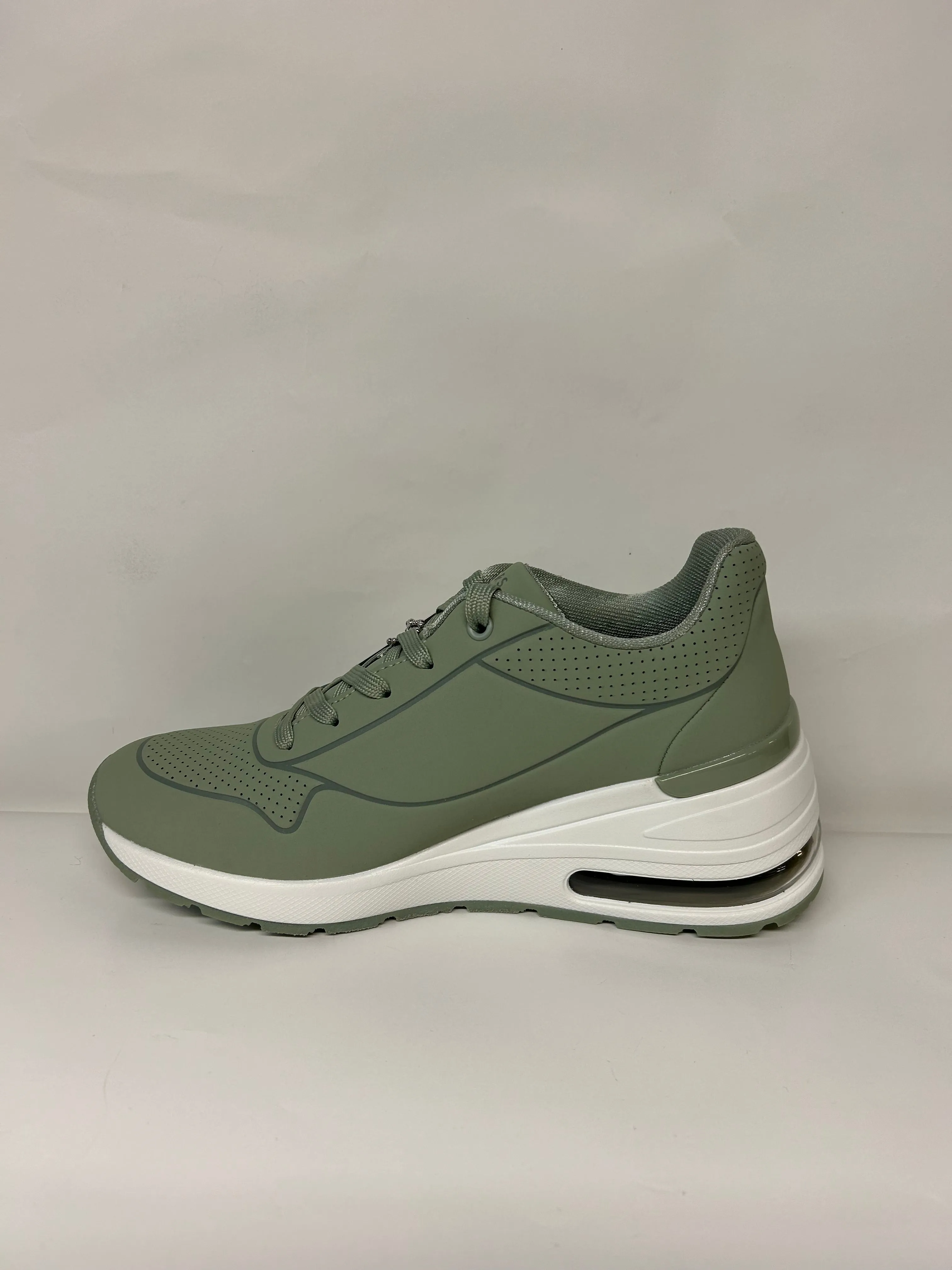 Skechers Million Air-Higher Lifted Women's Casual LifeStyle Shoes 155403 Sage
