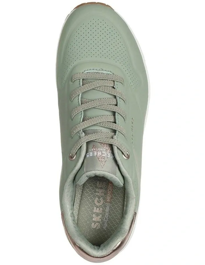 Skechers 'Uno Shimmer Away' - Sage