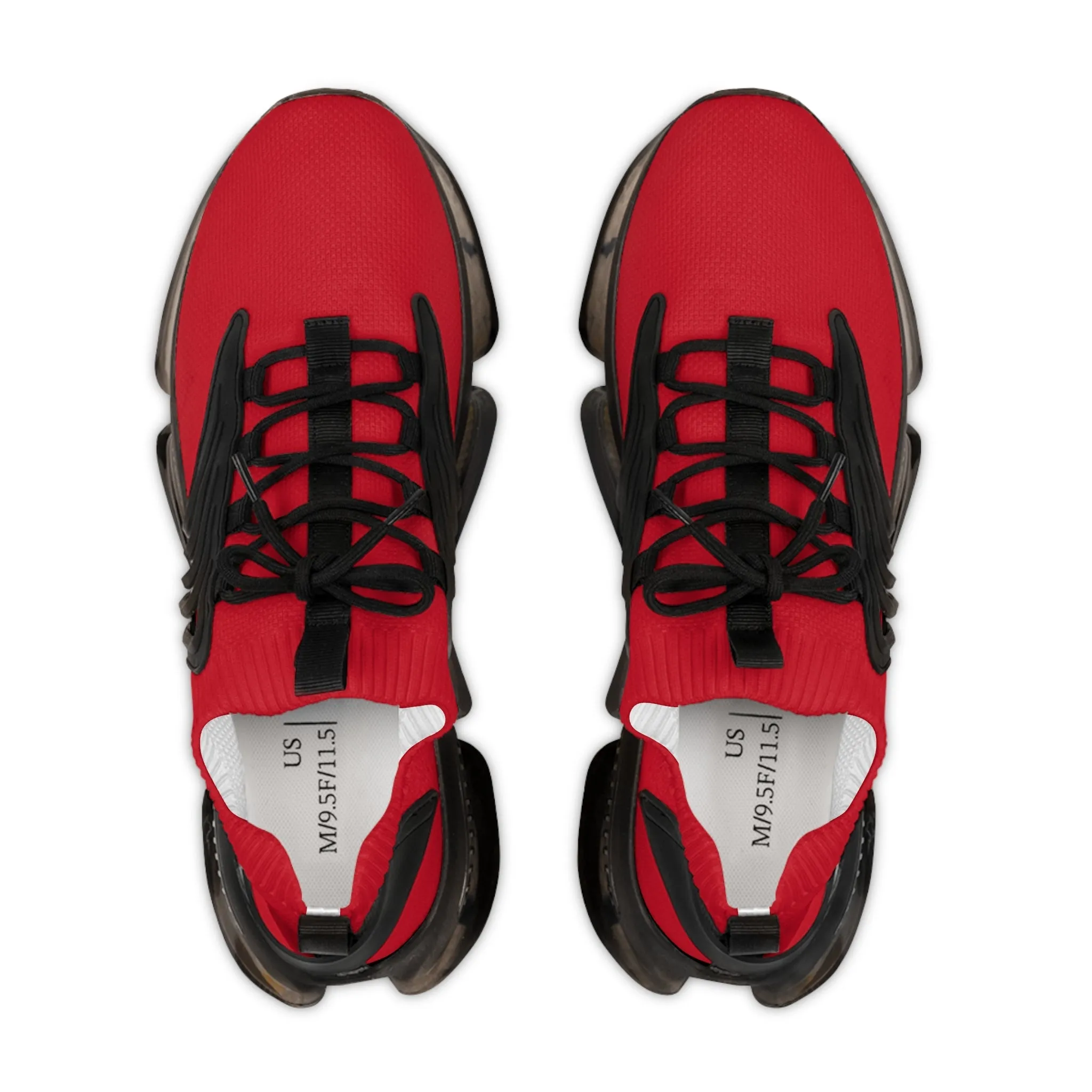 Sneakers Men's Mesh dark red by Mariu del Campo.