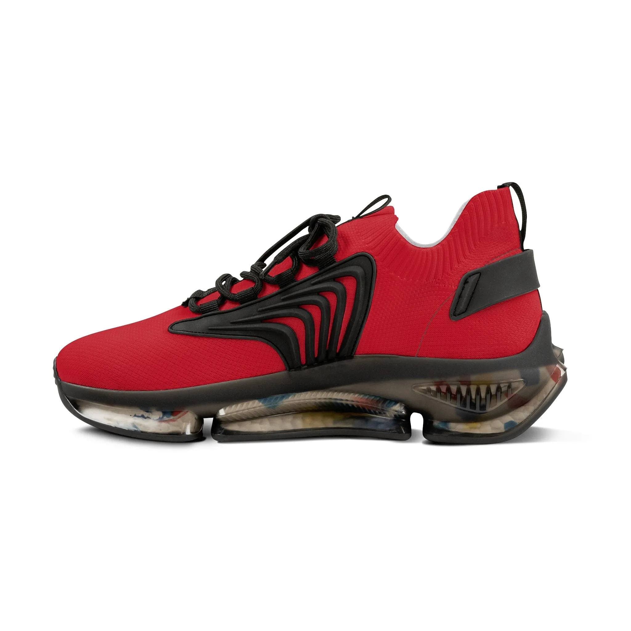 Sneakers Men's Mesh dark red by Mariu del Campo.