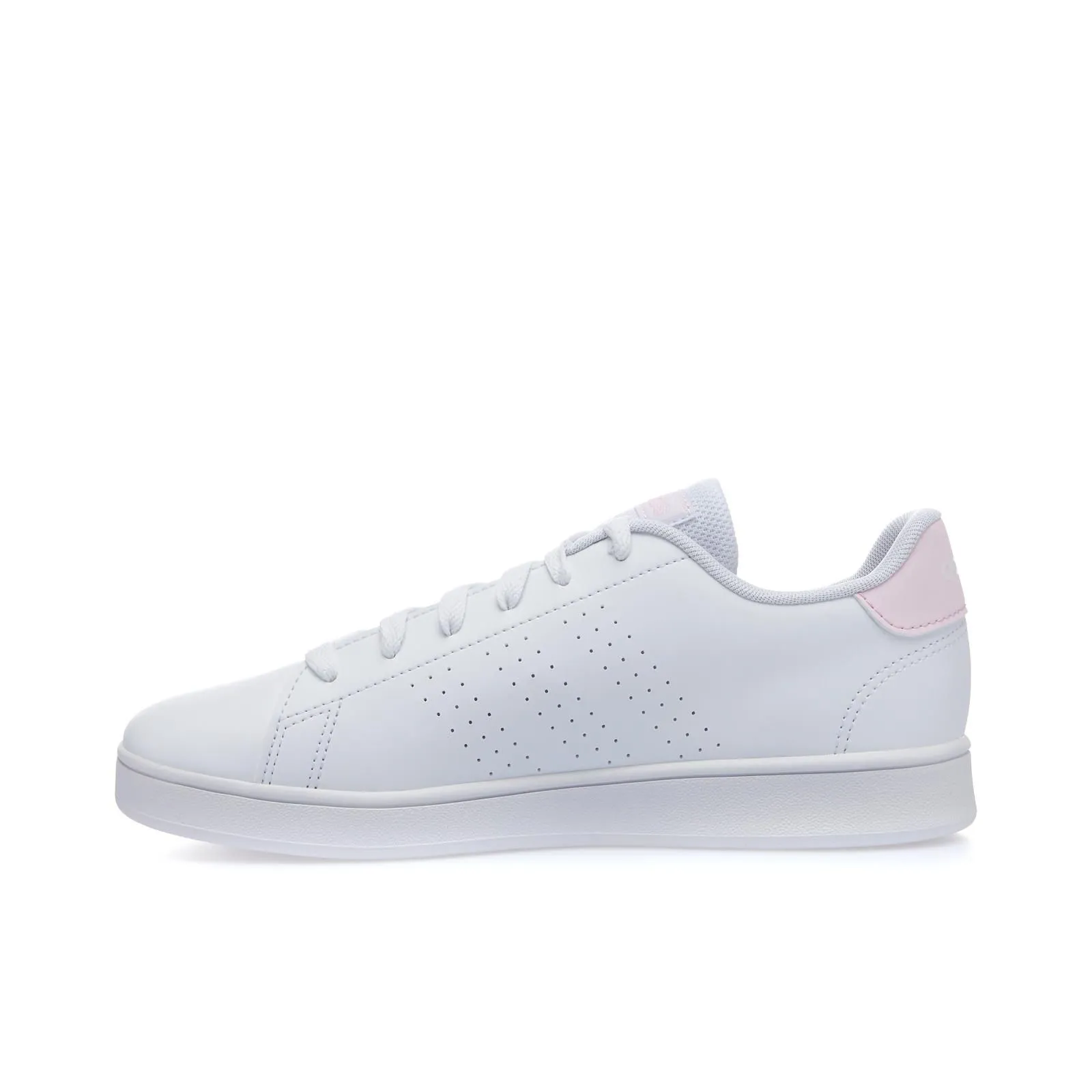 Sneakers tennis bianche da ragazza Advantage Lifestyle in pelle