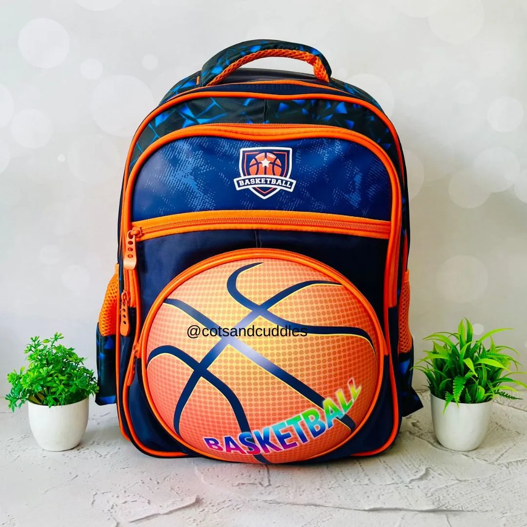 Sports Design Large Capacity Backpack for Kids