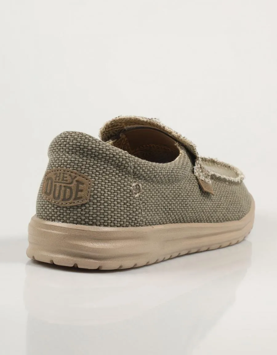  sports shoes DUDE Mikka Braided en Khaki 85020