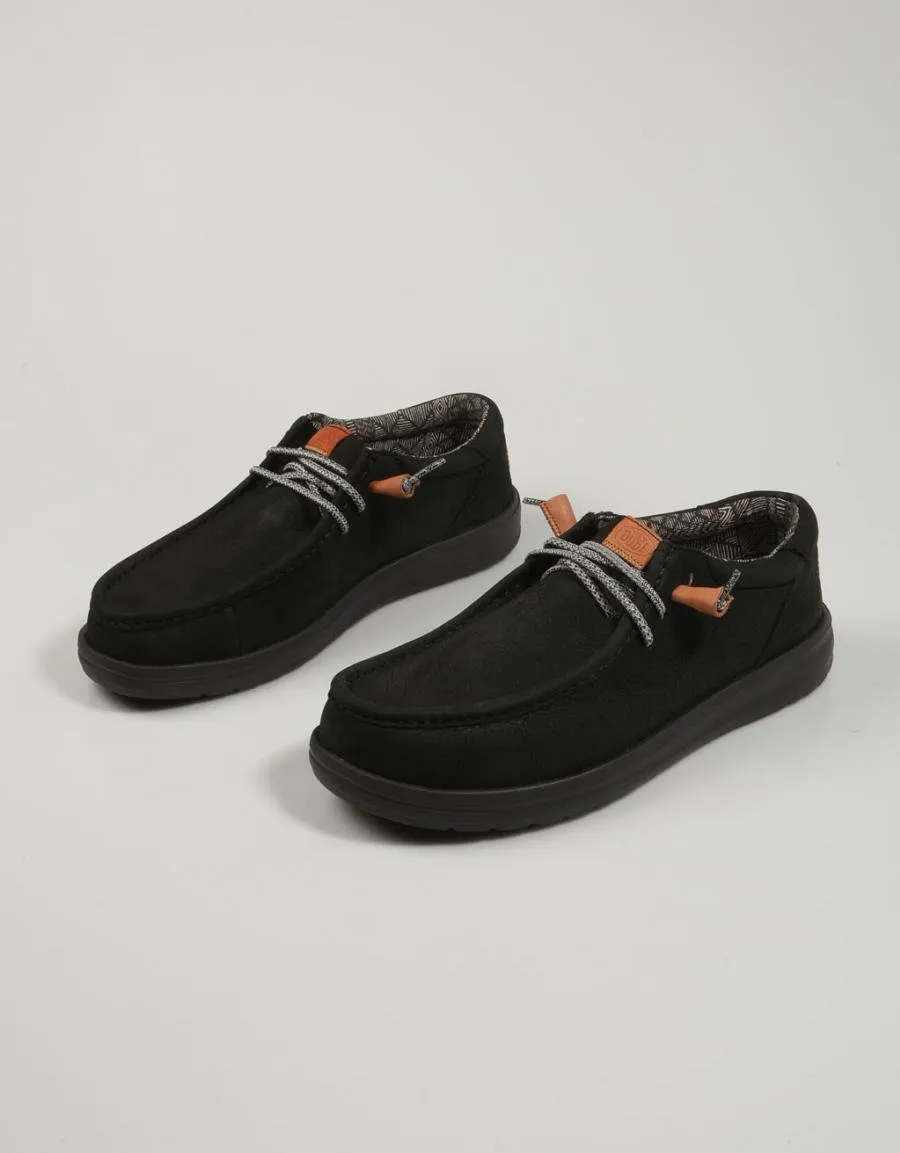  sports shoes DUDE Wally en Black 83840