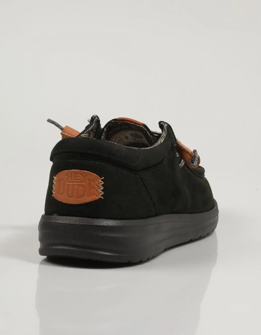  sports shoes DUDE Wally en Black 83840