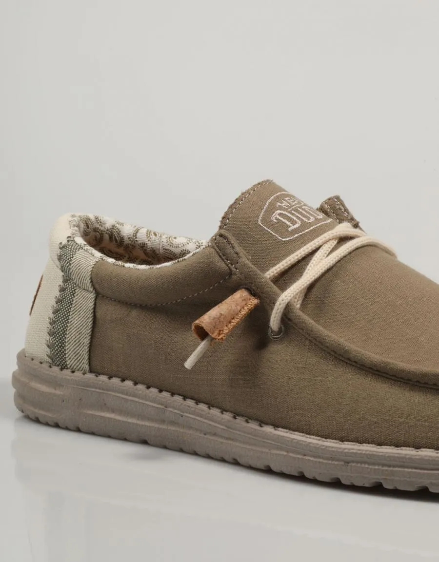  sports shoes DUDE Wally en Khaki 82111