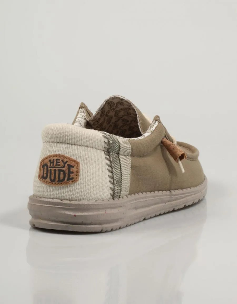  sports shoes DUDE Wally en Khaki 82111