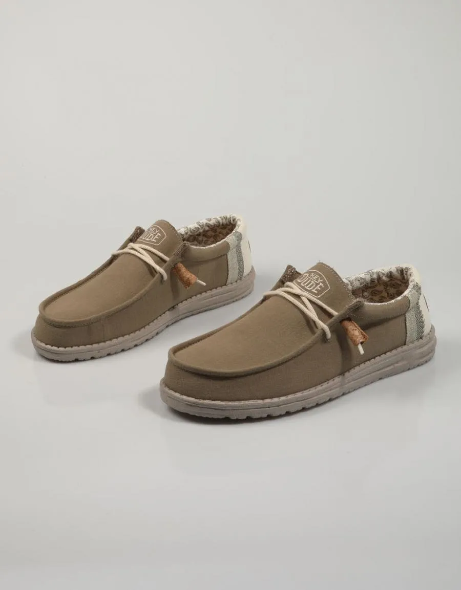  sports shoes DUDE Wally en Khaki 82111