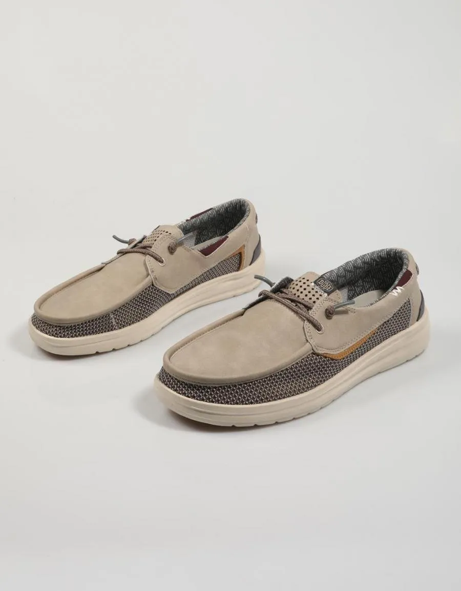  sports shoes DUDE Welsh en Beige 82117