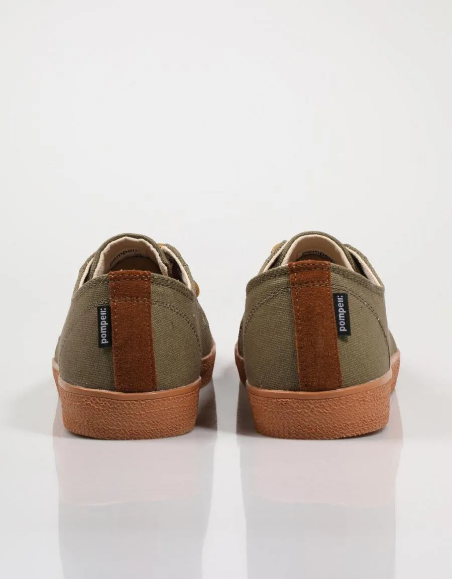  sports shoes POMPEII Higby Canvas en Khaki 78282