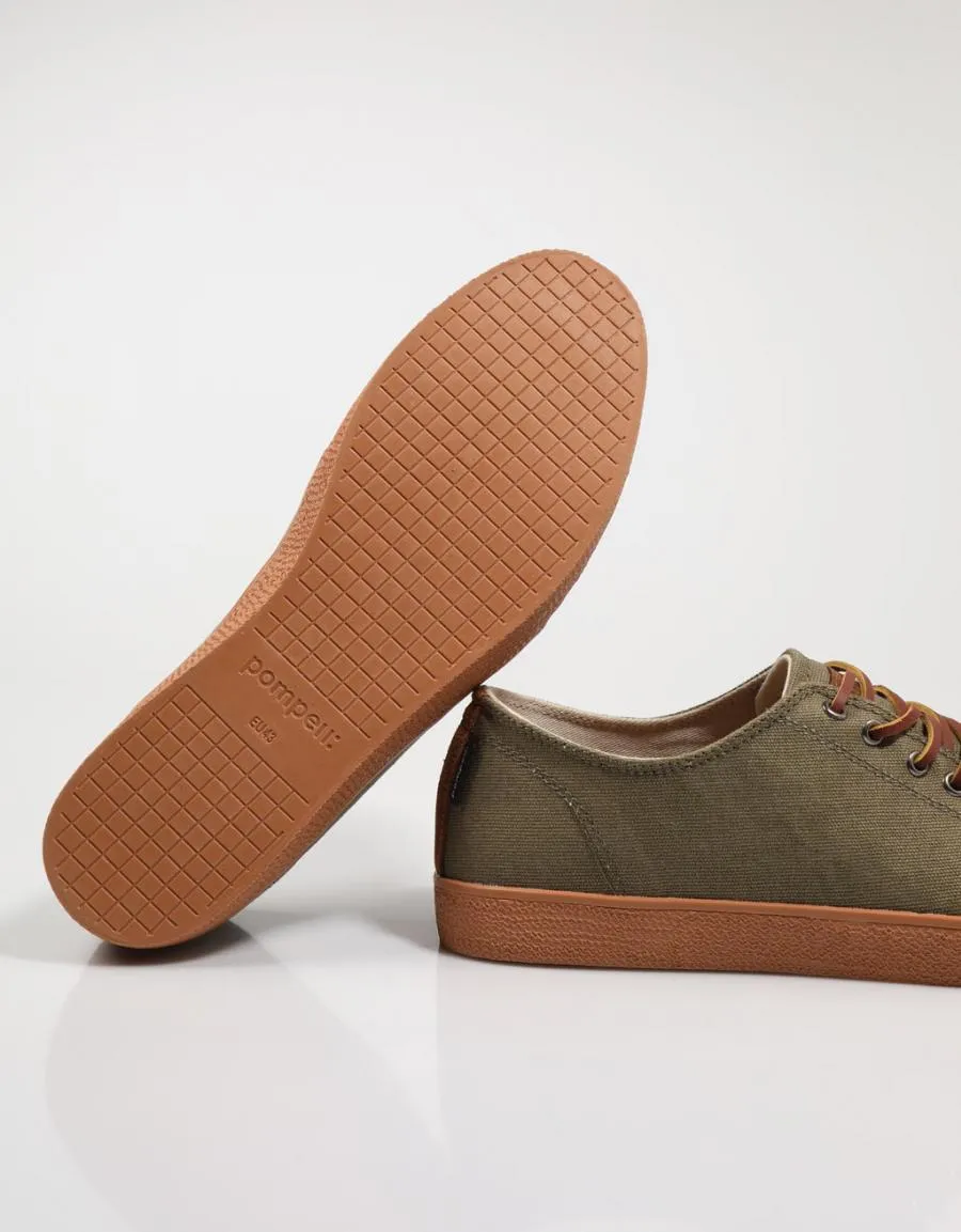  sports shoes POMPEII Higby Canvas en Khaki 78282