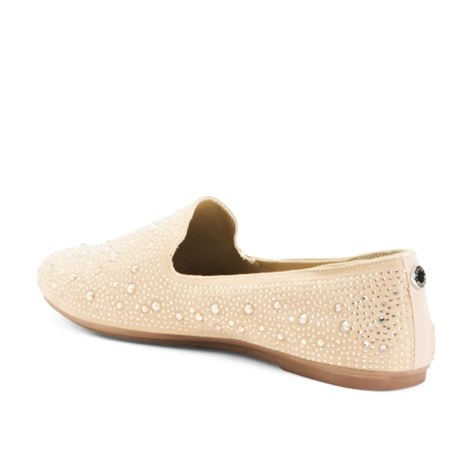 Steve Madden Women's Rhinestone Studded Comfort Shoes Slip On Flats