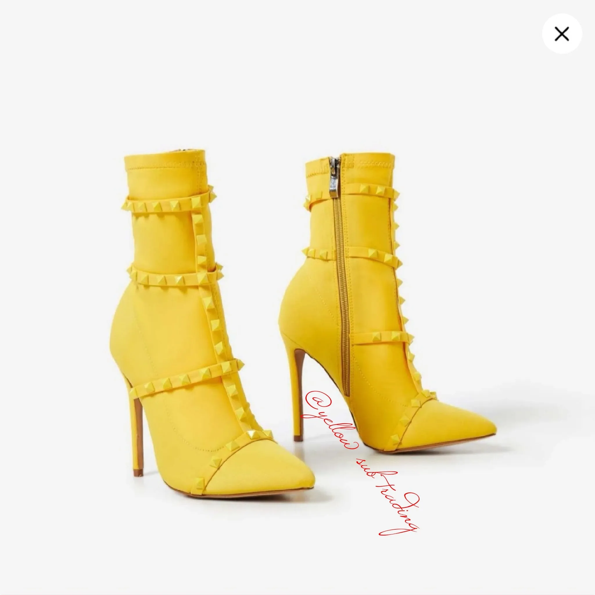 Studded Detail Sock Boots