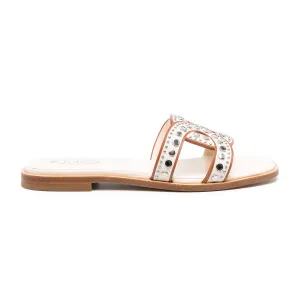 Studded Kate Chain Slides