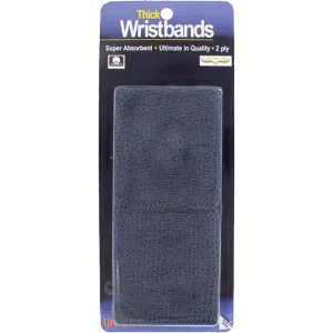 Thick 2-Ply Wristband - Navy