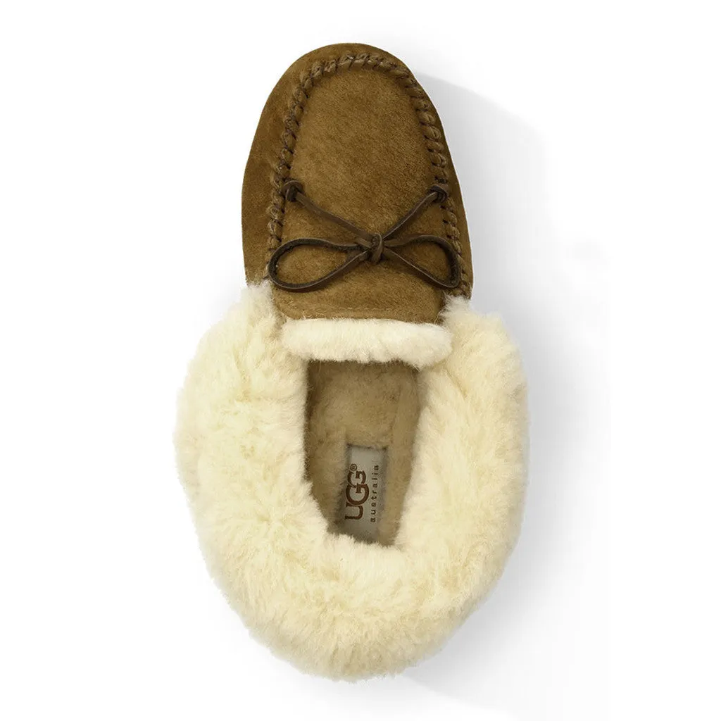 UGG Australia Women's Alena Suede Slipper in Chestnut