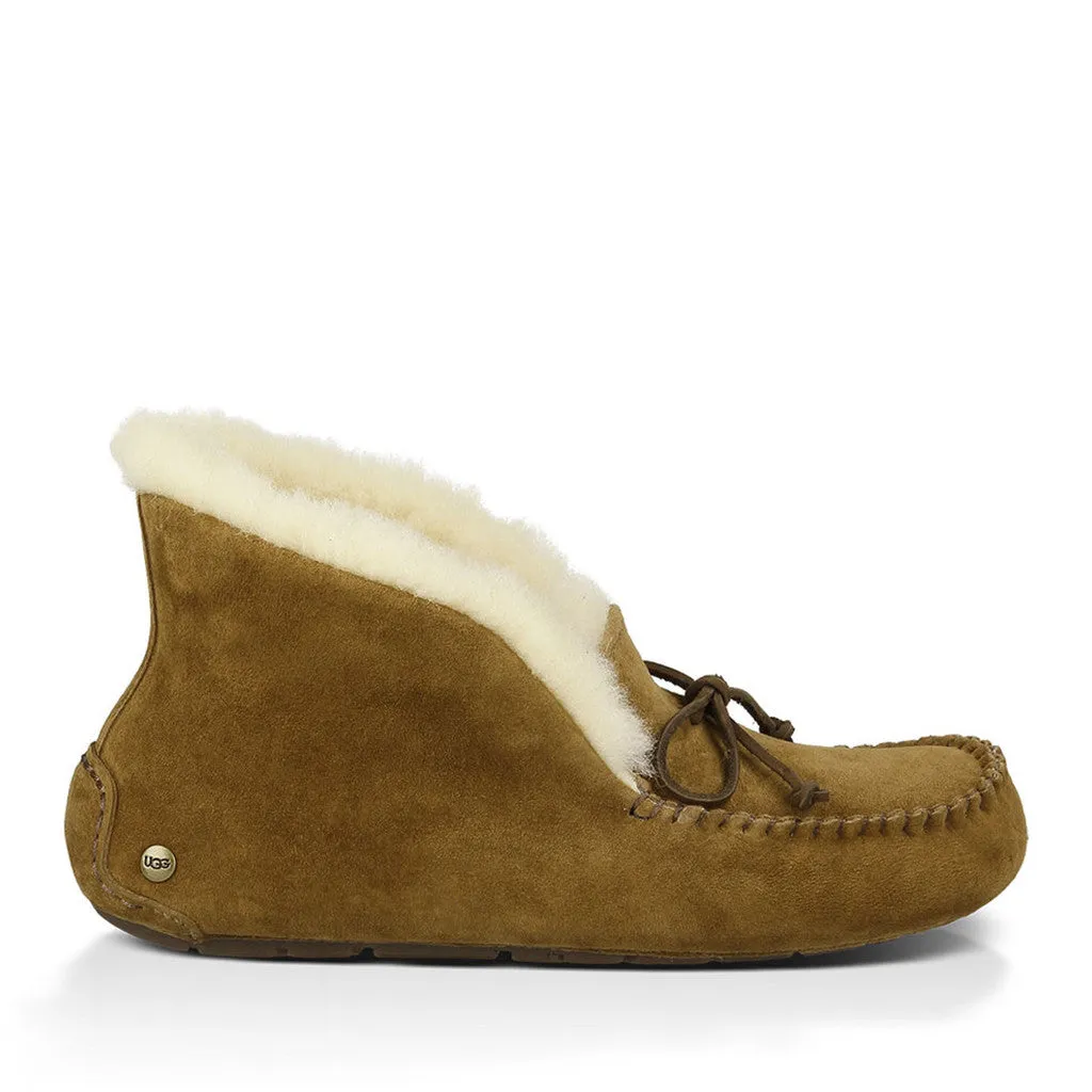 UGG Australia Women's Alena Suede Slipper in Chestnut