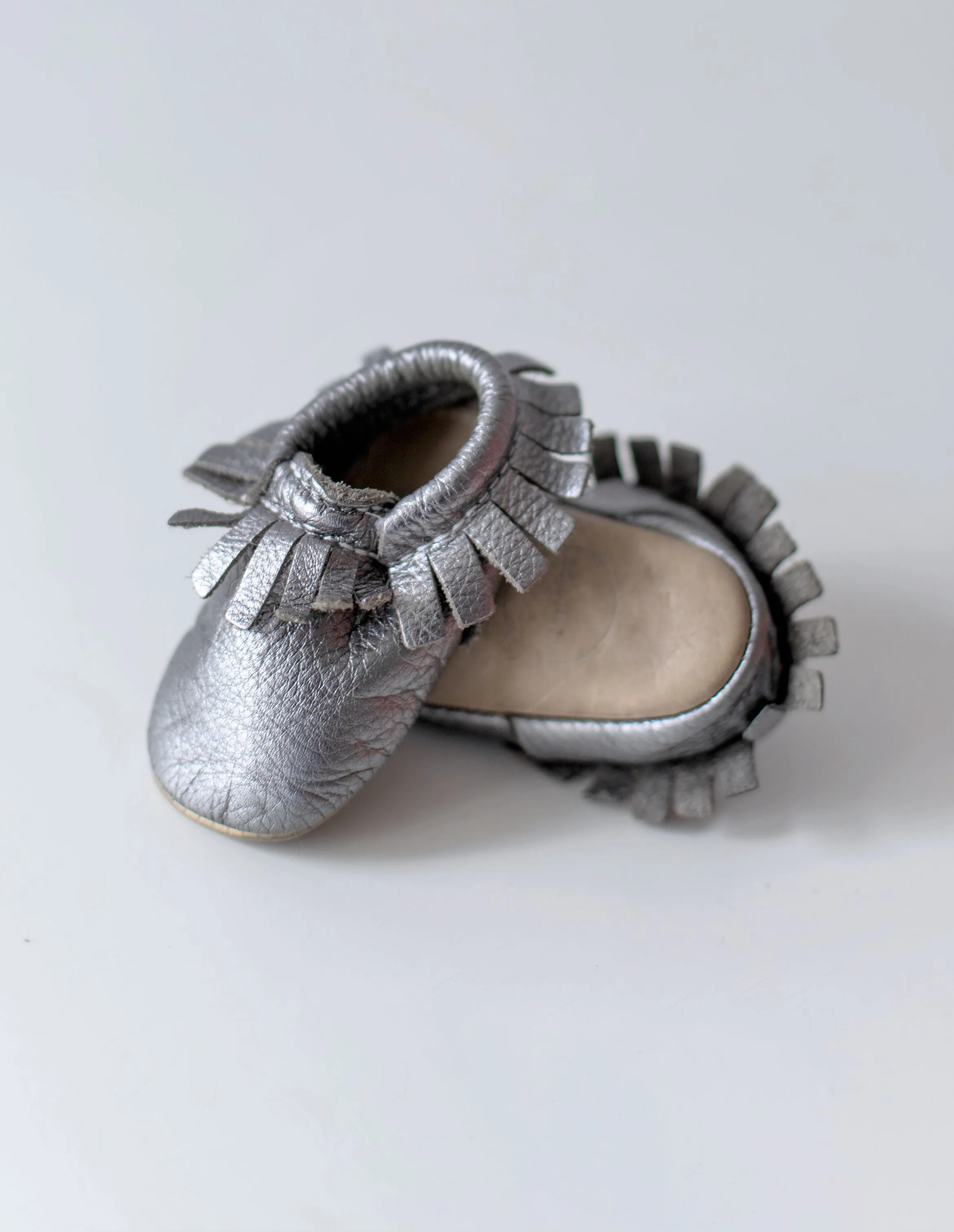 [US2] Minimoc Moccasins - Silver