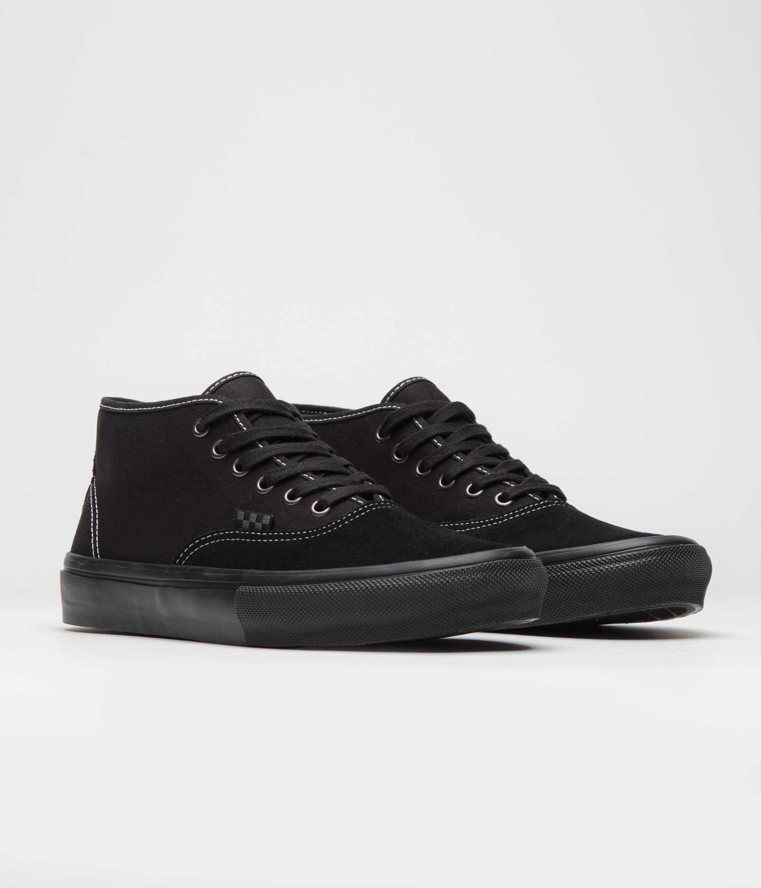 Vans Skate Authentic Mid Shoes - Blackout
