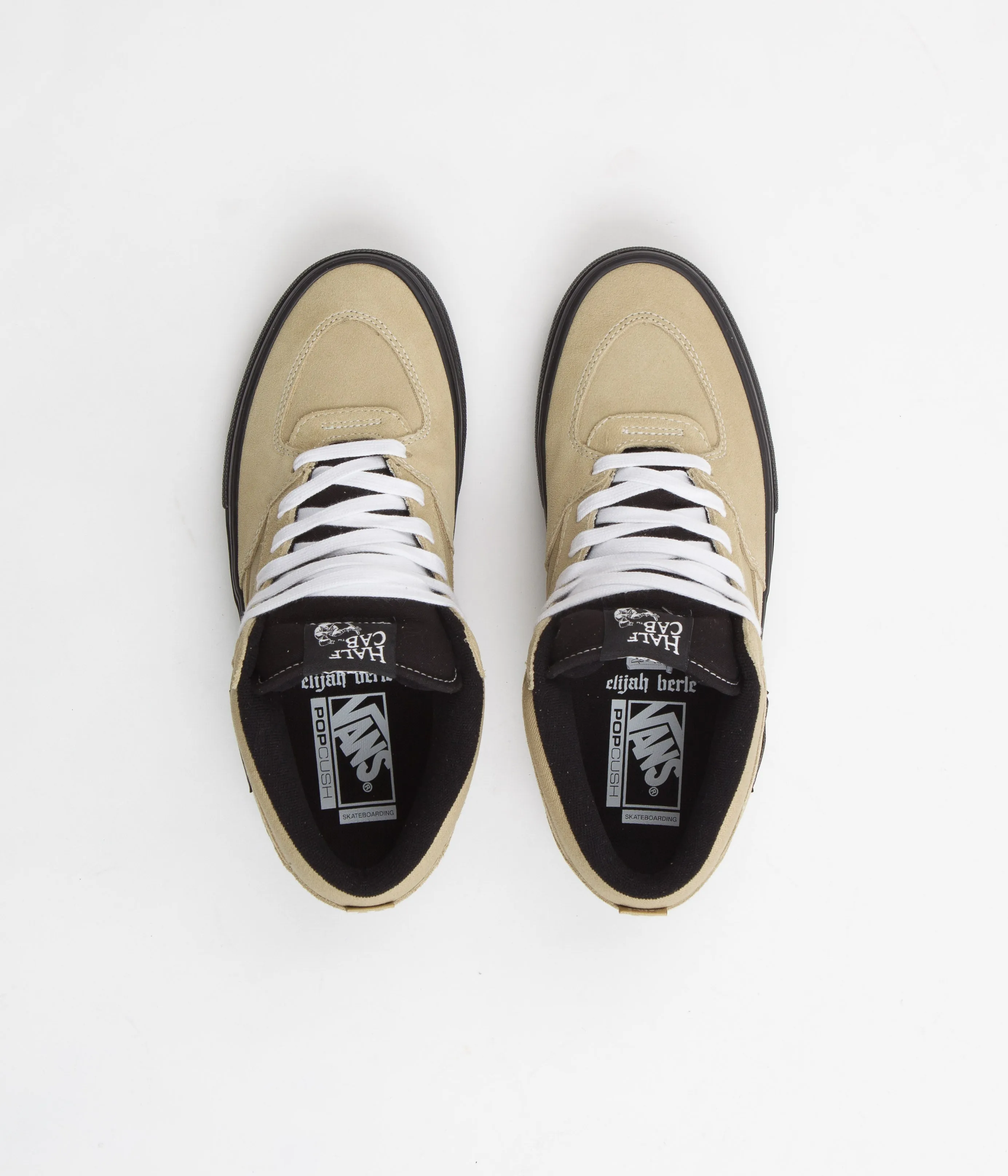 Vans Skate Half Cab Shoes - (Elijah Berle) Khaki / Black