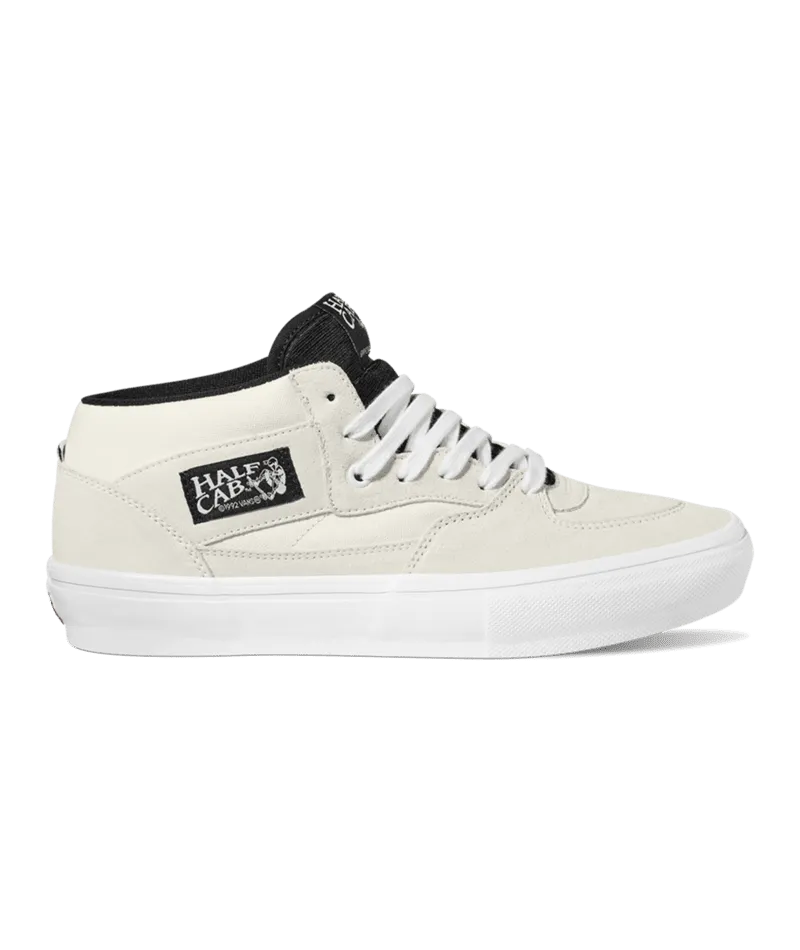 VANS Skate Half Cab Shoes White/Black