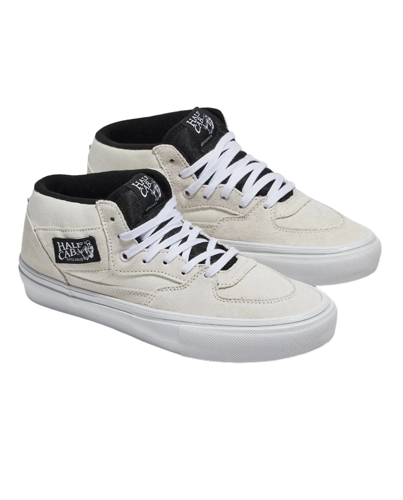 VANS Skate Half Cab Shoes White/Black