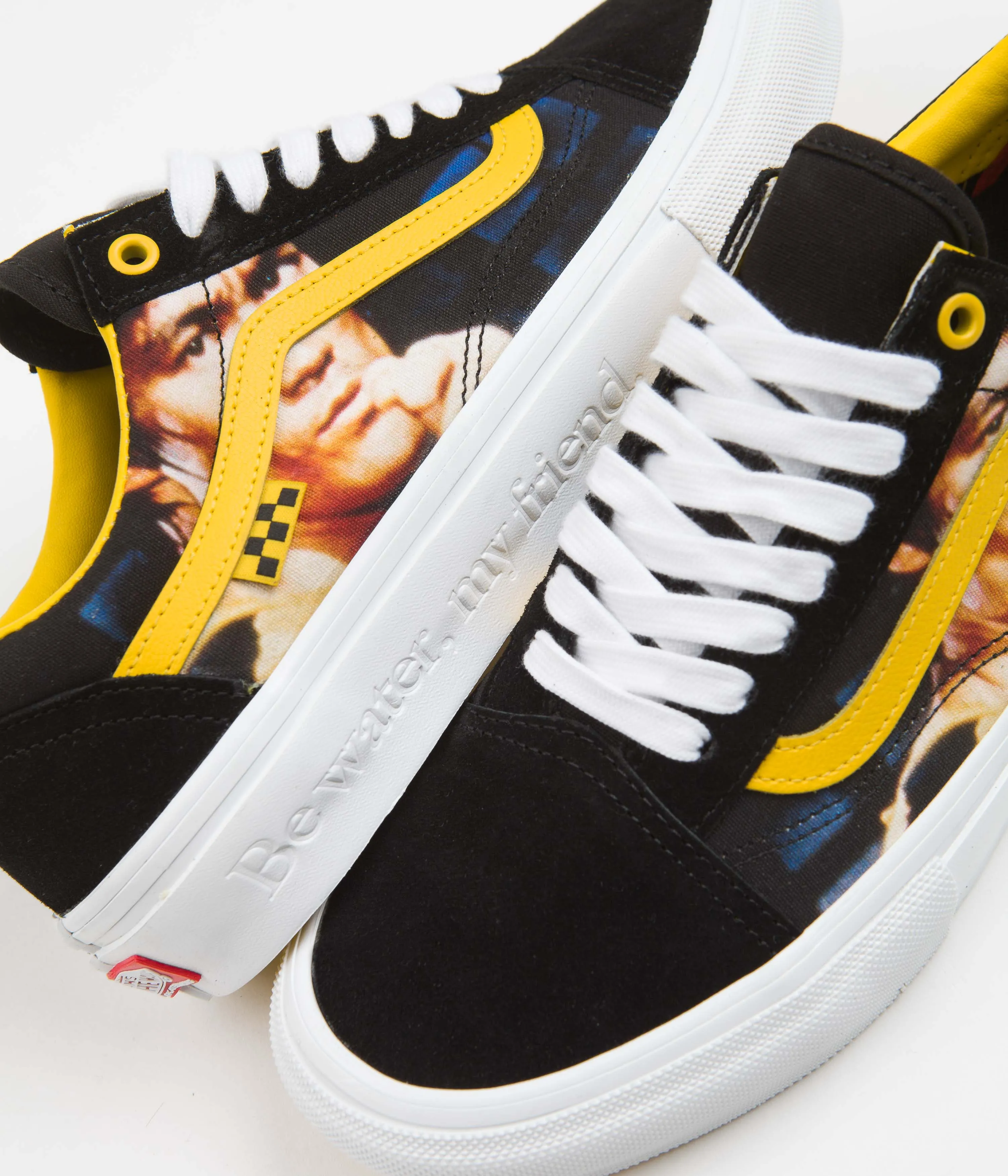 Vans Skate Old Skool Shoes - (Bruce Lee) Black / Yellow