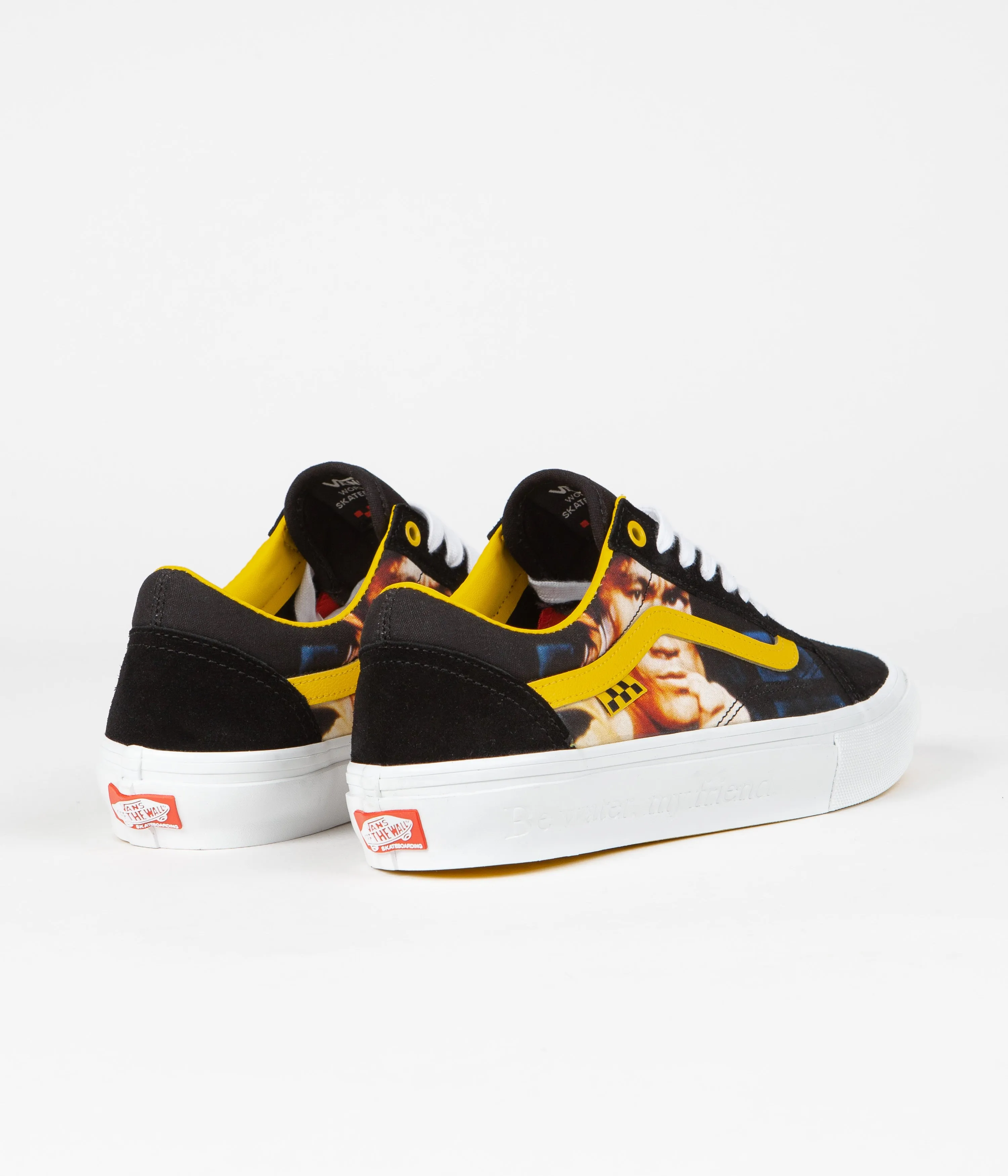 Vans Skate Old Skool Shoes - (Bruce Lee) Black / Yellow