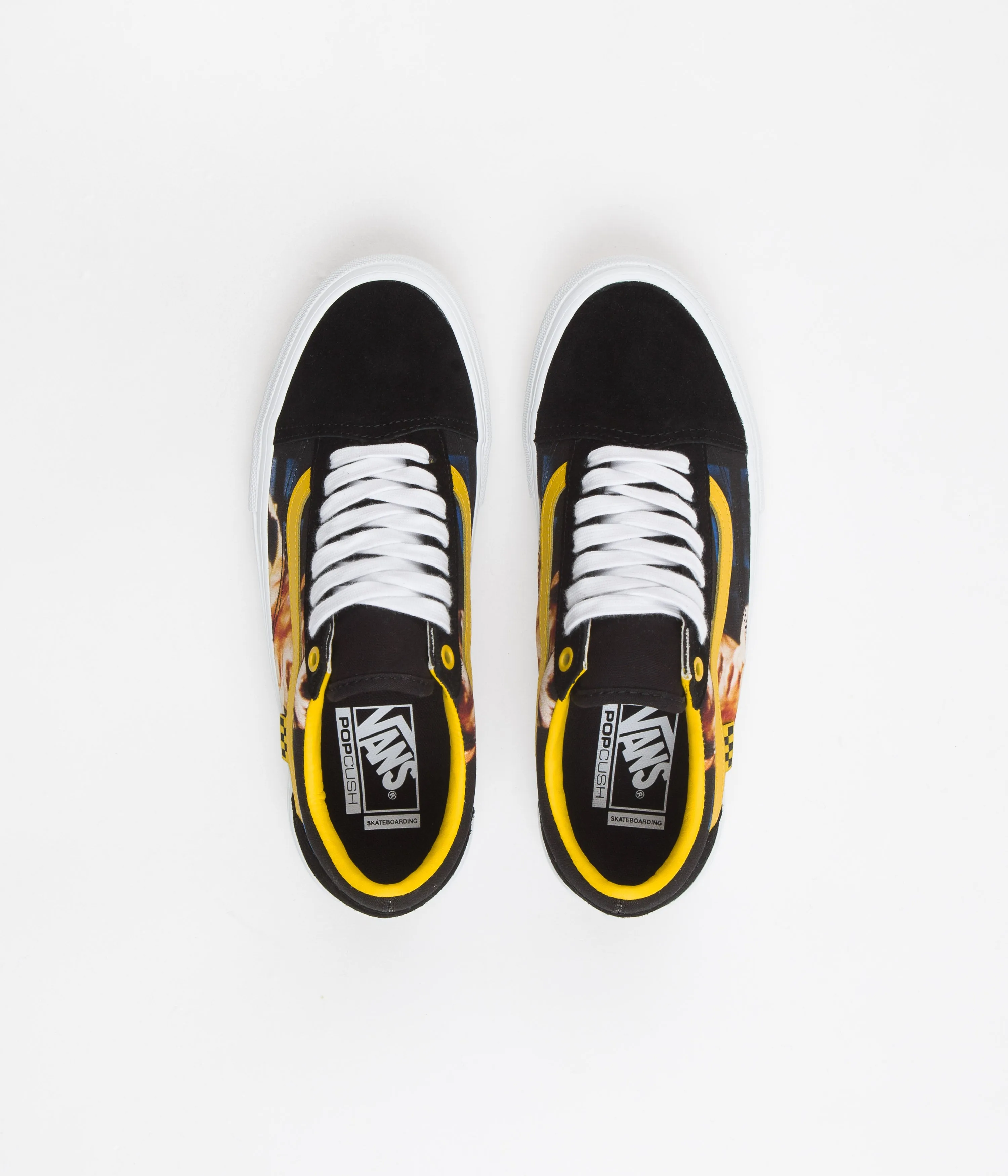 Vans Skate Old Skool Shoes - (Bruce Lee) Black / Yellow
