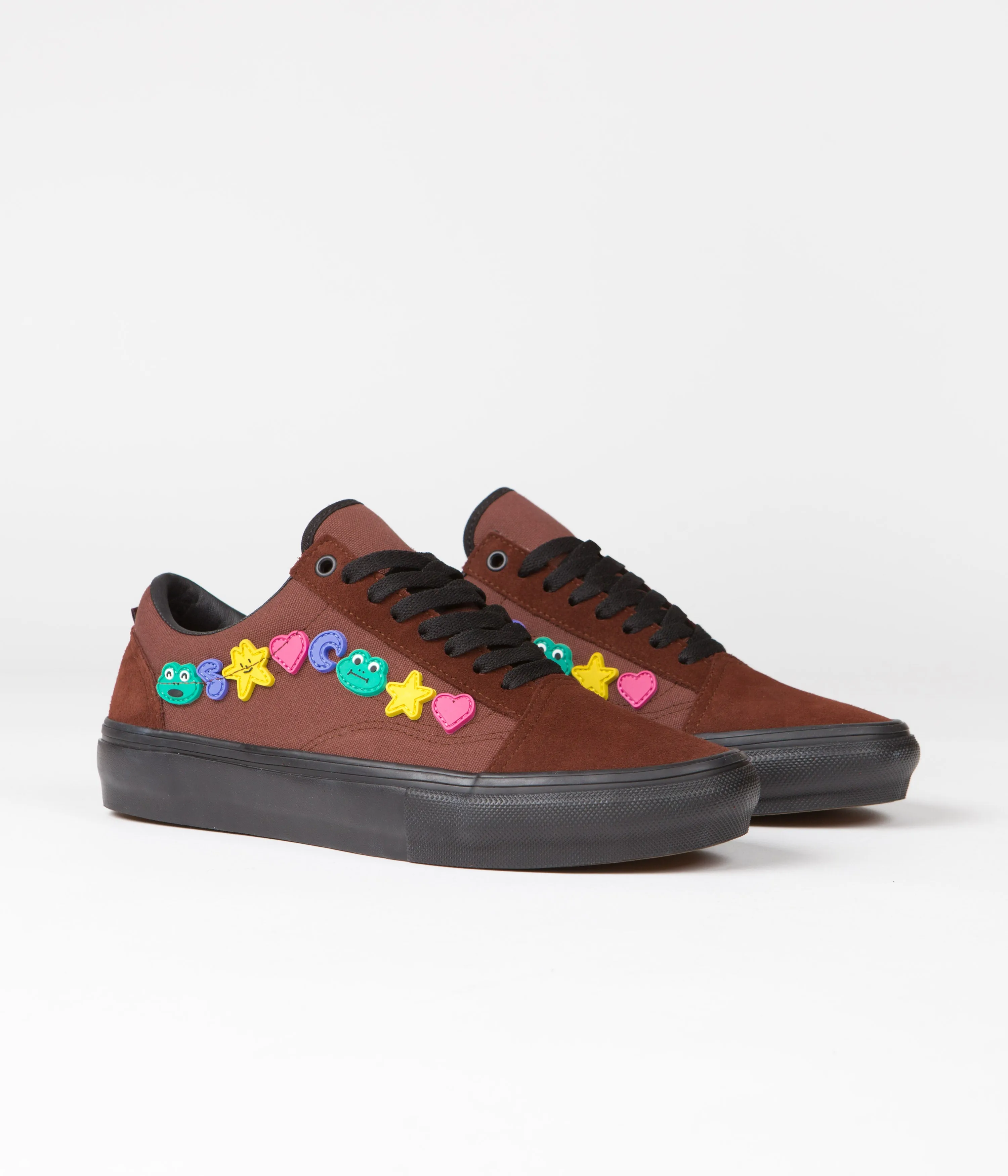 Vans Skate Old Skool Shoes - (Frog) Brown / Black